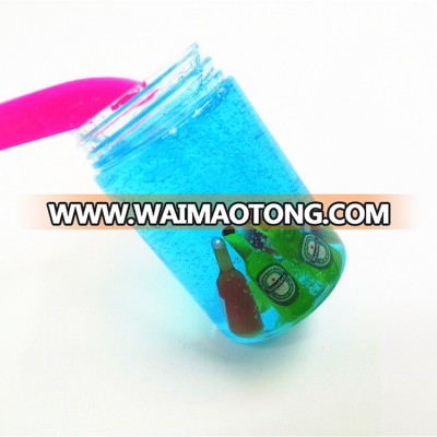 OEM Factory Outlet 2019 Amazon New Product DIY Hand-Made Beer Refreshing Blue Color Kids Education Crystal Slime Toy