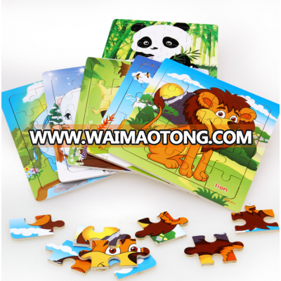 OEM custom design high quality Brain Training educational toys materiales montessori toy cartoon jigsaw puzzle custom